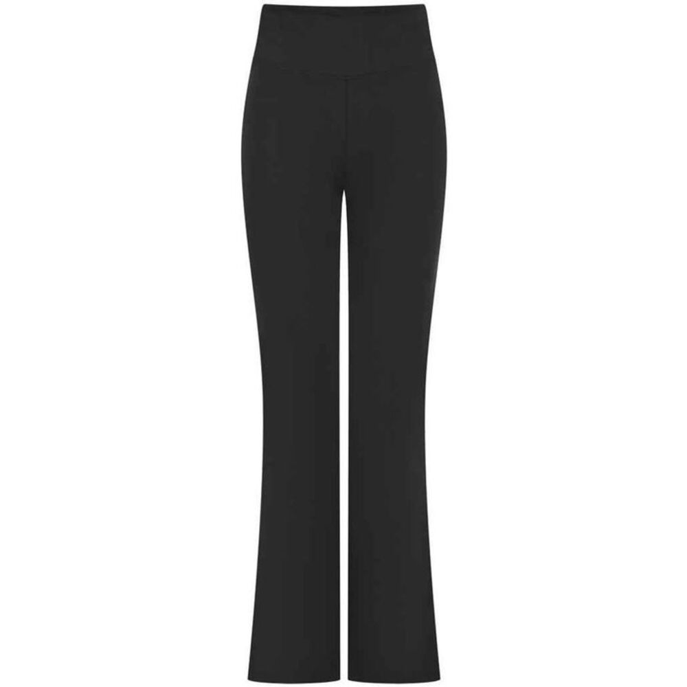SF Womens/Ladies Flared Leggings / Black